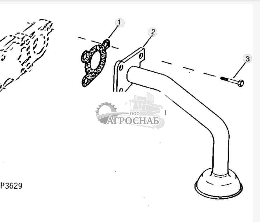ENGINE OIL PUMP INTAKE 